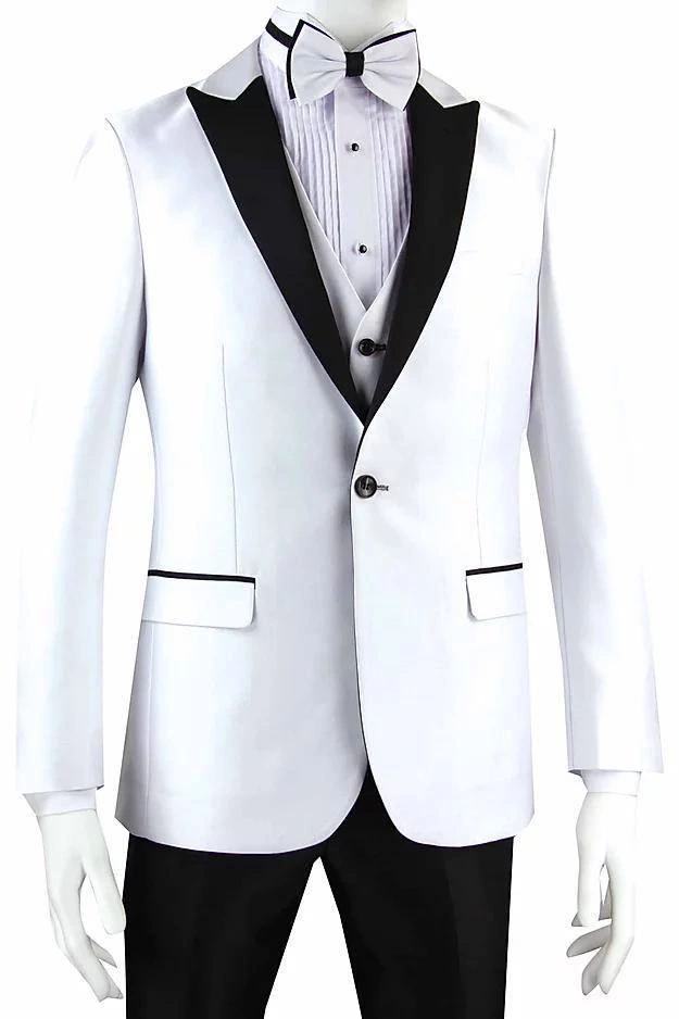 Tuxedo Bán Caol Le Lapel Dubh & Pants Dubha: An Ócáid ​​is Fearr!